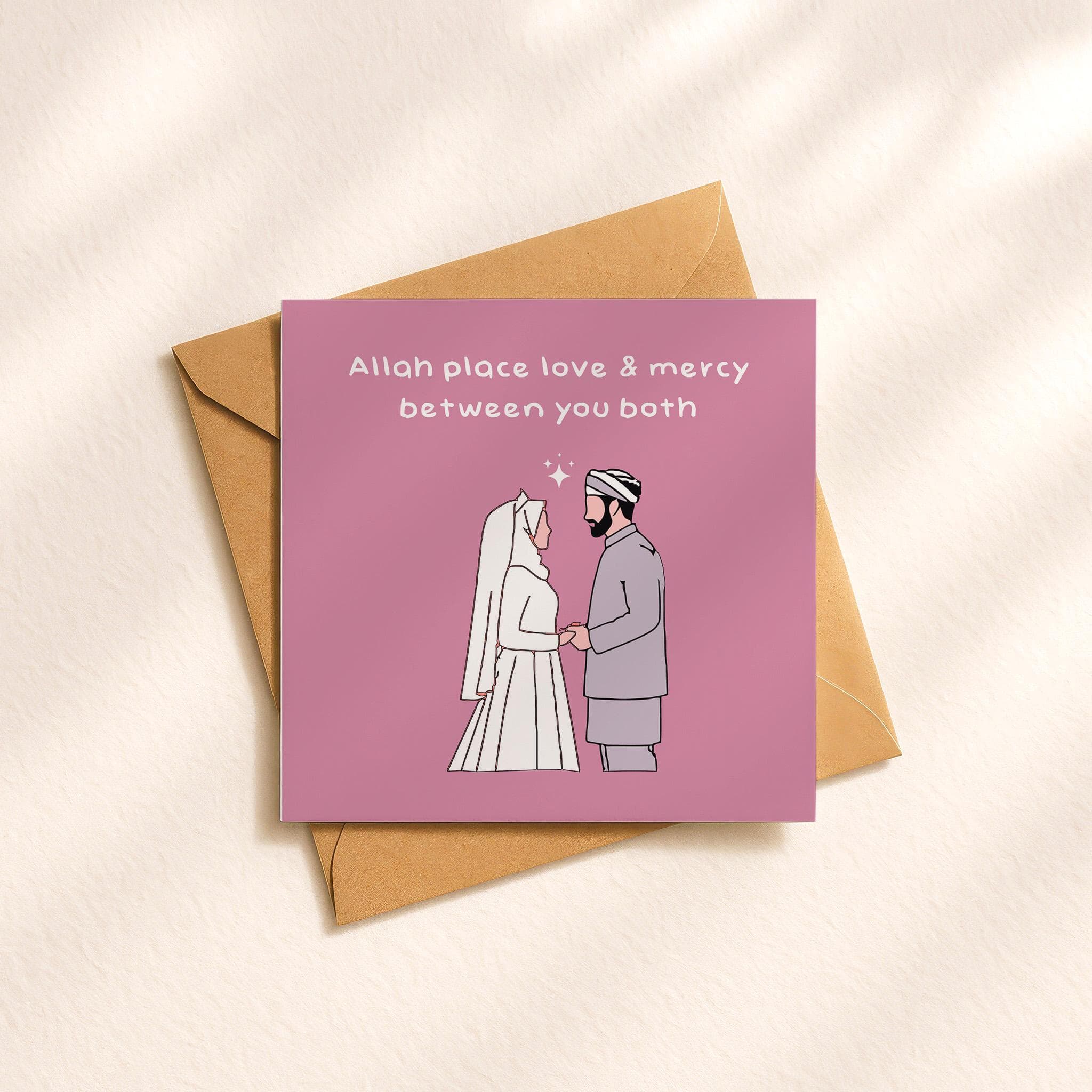Funny Islamic Wedding Cards | Nikkah Walimah Muslim Couple Wishes - image 5