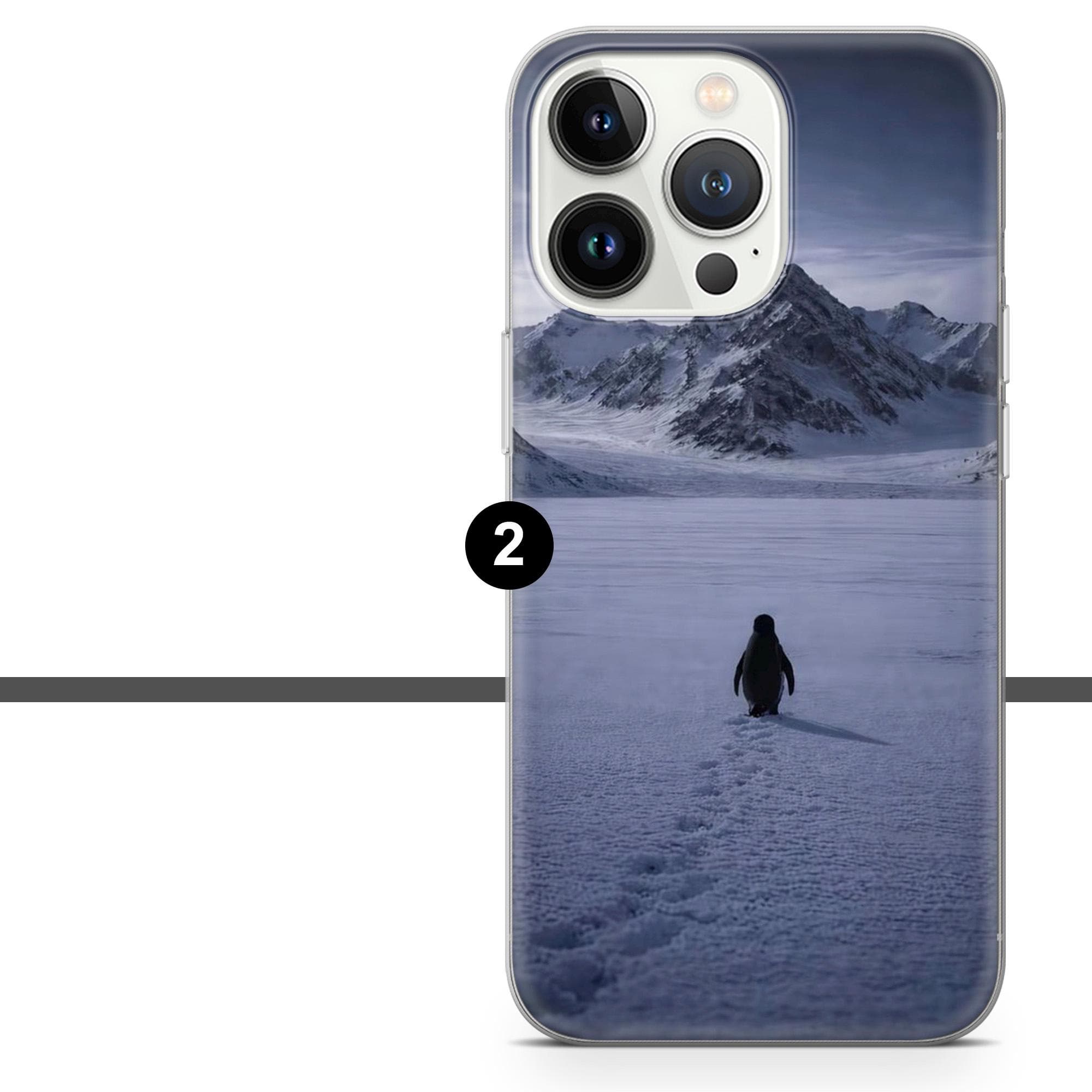 Penguin Phone Case Arctic Animals Cover for iPhone 17 Pro, 16, 15, 14, 13, 12, Samsung S25, S24, A16, A56, Pixel 10, 9A, 8 - image 4