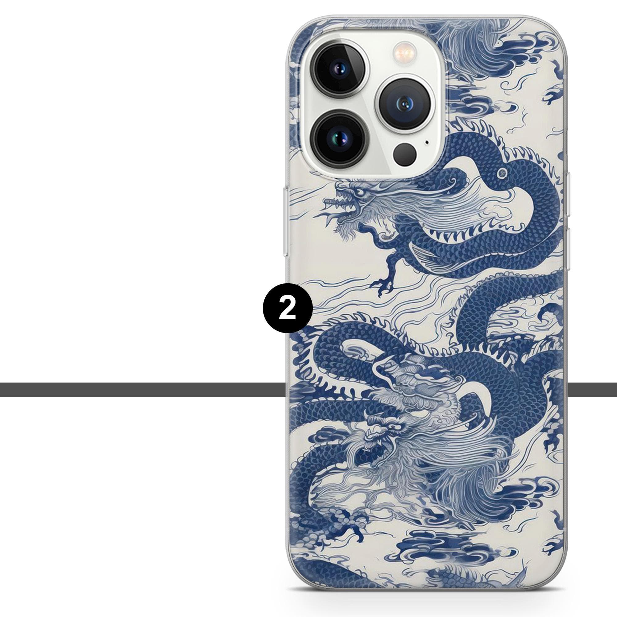 Dragon Phone Case Fire Dragon Gothic Fantasy Cover for iPhone 17e, 16, 15, 14, 13, 12, Samsung S26, S25, A17, A57, Pixel 10A, 9A, 8 - image 4