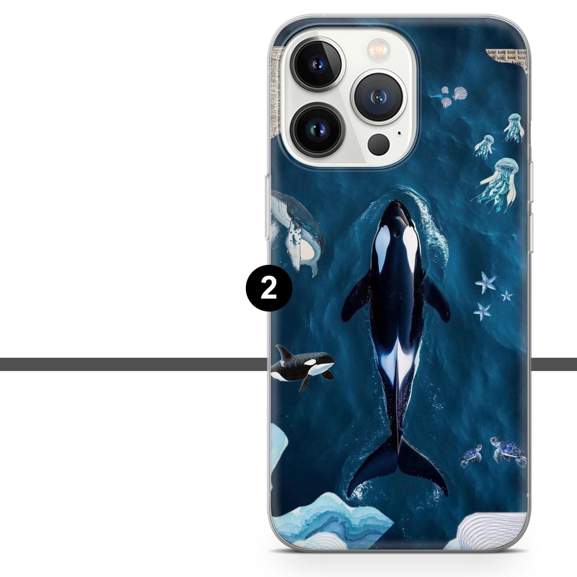 Orca Phone Case Killer Whale Dolphin Cover for iPhone 17 Pro, 16, 15, 14, 13, 12, Samsung S25, S24, A16, A56, Pixel 10, 9A, 8 - image 4