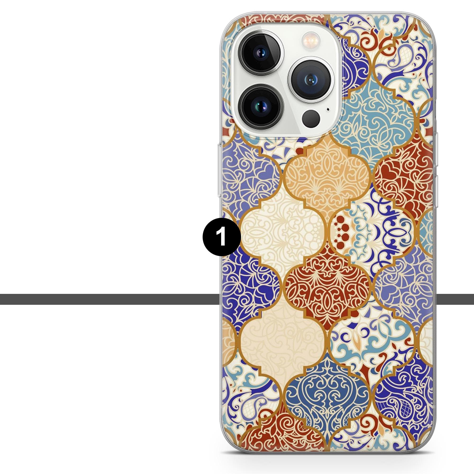 Moroccan Tile Phone Case Islamic Art Mosaic Cover for iPhone 17 Pro, 16, 15, 14, 13, 12, Samsung S25, S24, A16, A56, Pixel 10, 9A, 8 - image 5