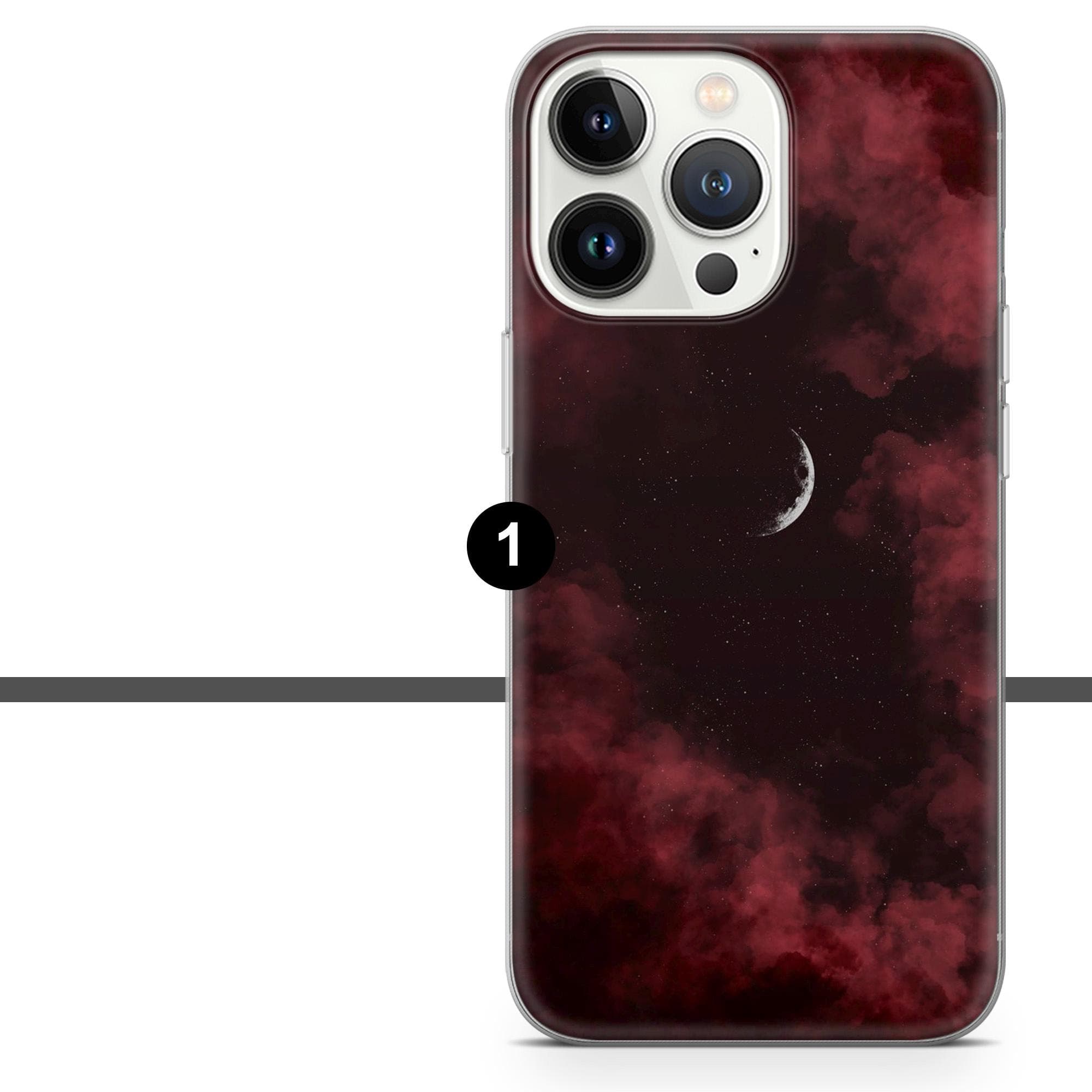 Burgundy Phone Case Dark Red Wine Red Cover for iPhone 17 Pro, 16, 15, 14, 13, 12, Samsung S25, S24, A16, A56, Pixel 10, 9A, 8 - image 3