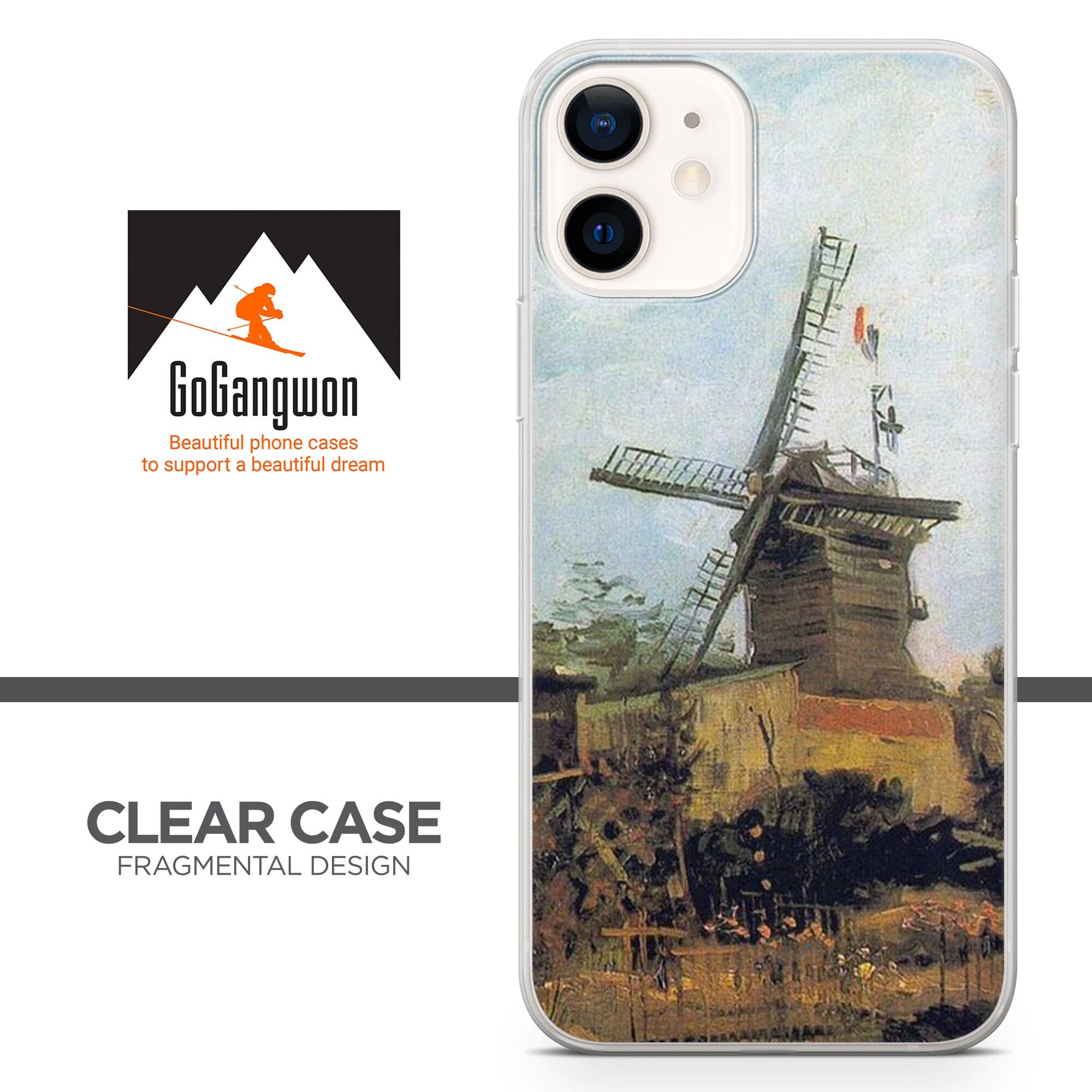 Van Gogh Starry Night Art Phone Case for iPhone 14, 13 Pro, 12 mini, 11, XR, 7+, 7 & Samsung A50, A51, S21, A53, Huawei P20, P30 Pro D22 - image 3
