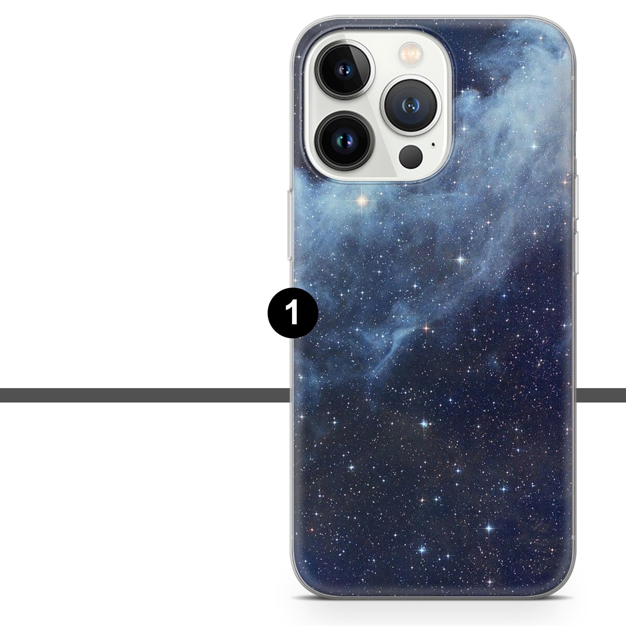 Night Sky Phone Case Stars Celestial Cover for iPhone 17 Pro, 16, 15, 14, 13, 12, Samsung S25, S24, A16, A56, Pixel 10, 9A, 8 - image 3