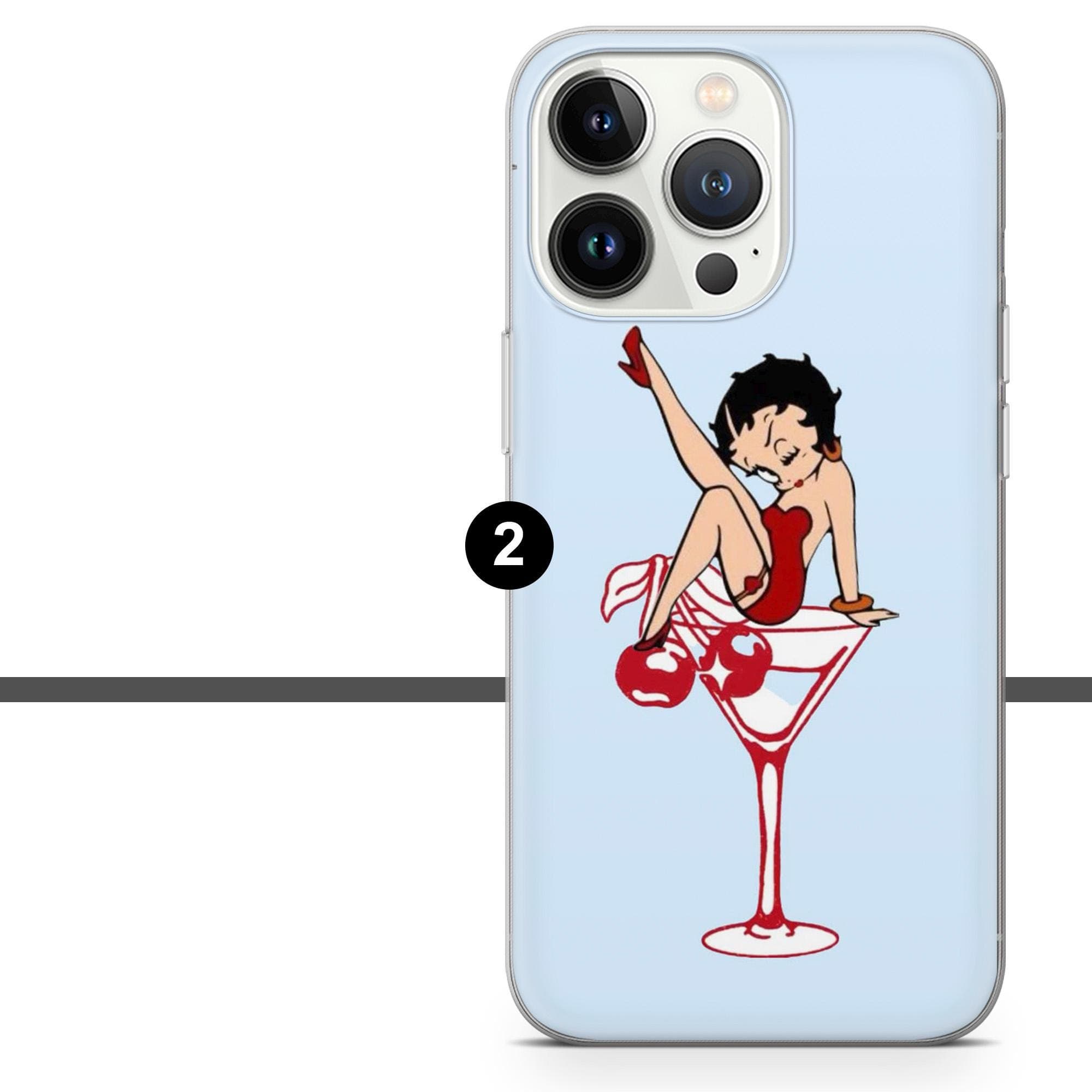 Betty Boop Phone Case Girly Chic Cover for iPhone 17 Pro, 16, 15, 14, 13, 12, Samsung S25, S24, A16, A56, Pixel 10, 9A, 8 - image 4