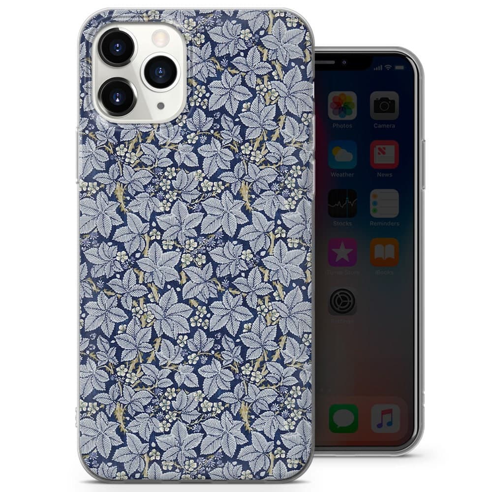 William Morris Fabric Phone Case fit for iPhone 14, 13 Pro, 12 mini, 11, XR, 7+, 7 & Samsung A50, A51, S21, A53, Huawei P20, P30 ProD111 - image 4