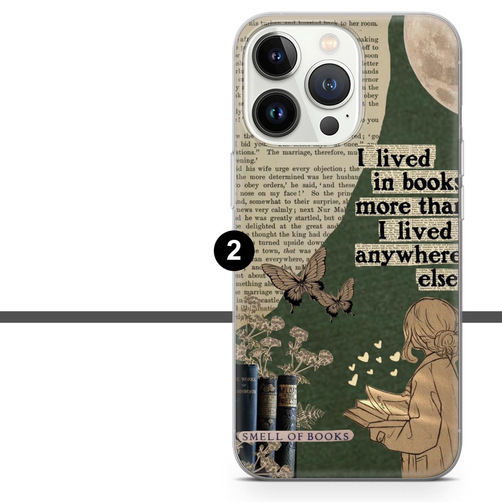 Book Lover Phone Case Literary BookTok Bookish Cover for iPhone 17e, 16, 15, 14, 13, 12, Samsung S26, S25, A17, A57, Pixel 10A, 9A, 8 - image 4