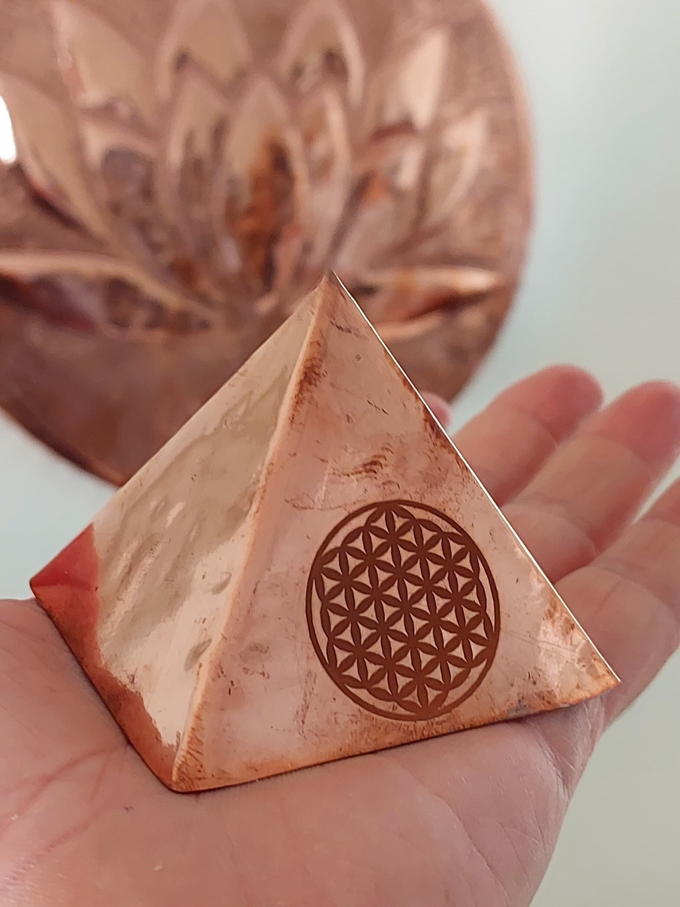 Custom Copper Pyramid Energizer | Copper Charging Pyramid | Energizing & Healing Pyramid | Cleansing Meditation Crystal Healing - image 4