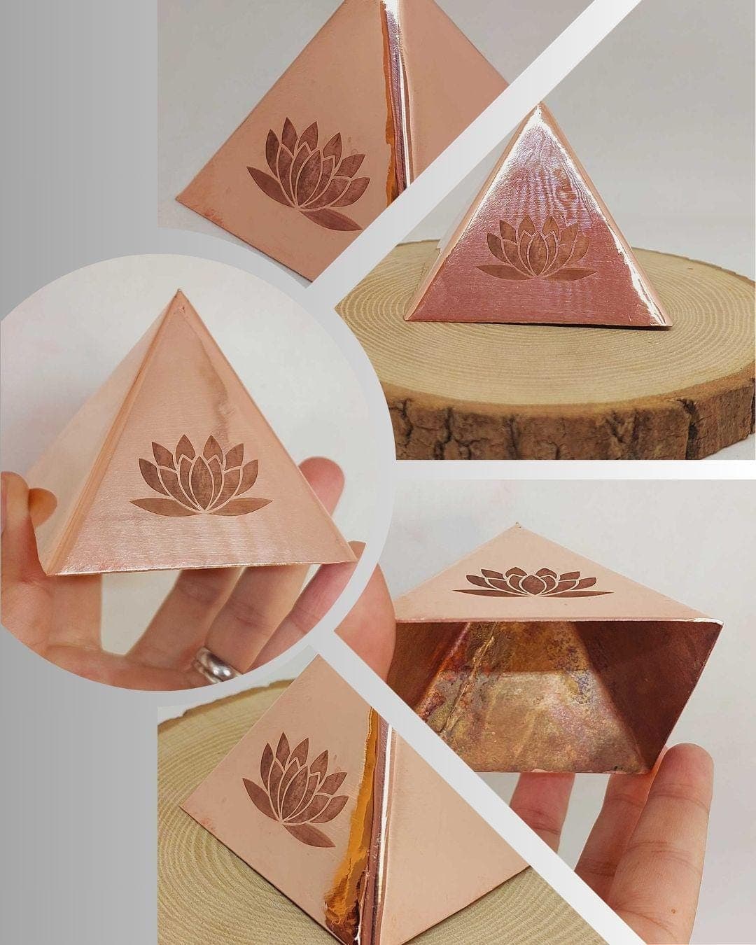 Custom Copper Pyramid Energizer | Copper Charging Pyramid | Energizing & Healing Pyramid | Cleansing Meditation Crystal Healing - image 5