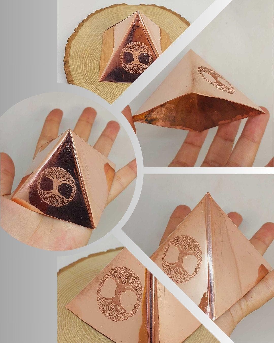 Custom Copper Pyramid Energizer | Copper Charging Pyramid | Energizing & Healing Pyramid | Cleansing Meditation Crystal Healing - image 3