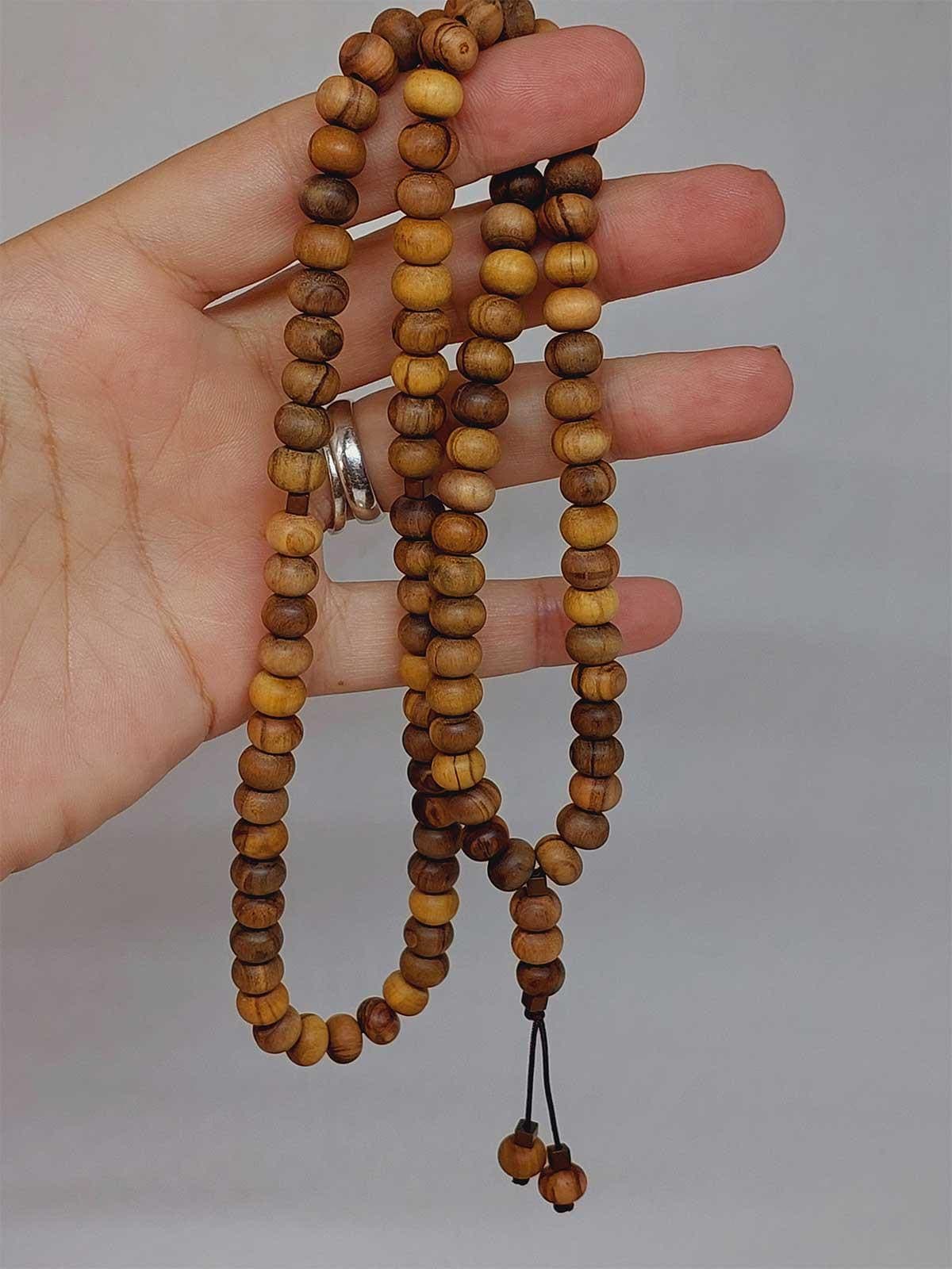 Olive Wood 99 beads Rosary 8mm, Tasbih 99, Natural Stone 99 Beads, Tasbeeh, Misbaha, Islamic Prayer Beads, Tasbih, Muslim - image 5