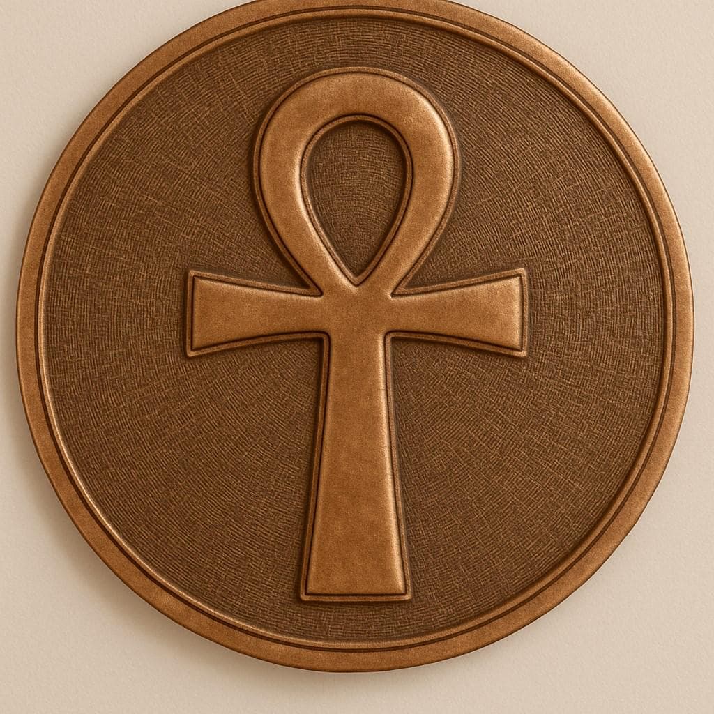 Ankh – Egyptian Life Symbol – Handmade Large Copper Talisman (40 cm)