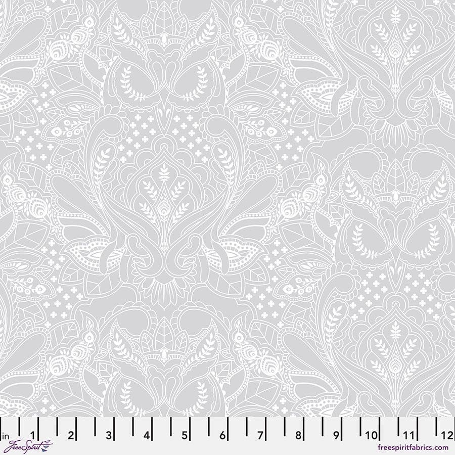 Tula Pink's 2025 True Colors - Ghost Owl, Whisper Colorway