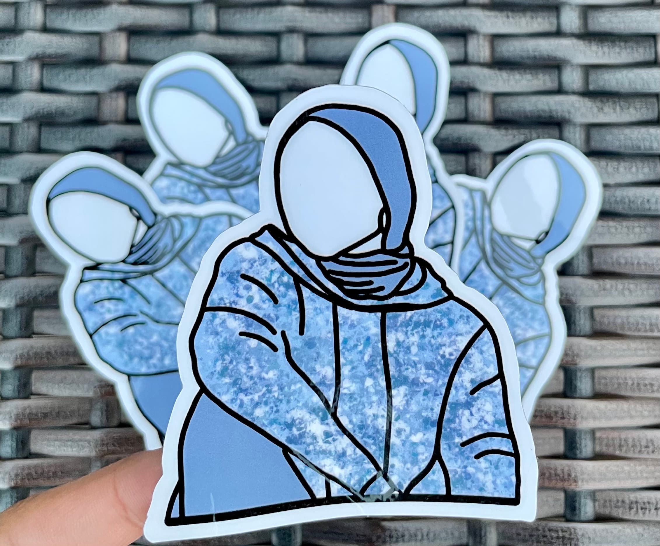 Hijabi sticker, hijabi gift, islamic sticker, muslim sticker, islamic sticker, hijab islam, hijab is my crown, muslimah sticker, ramadan