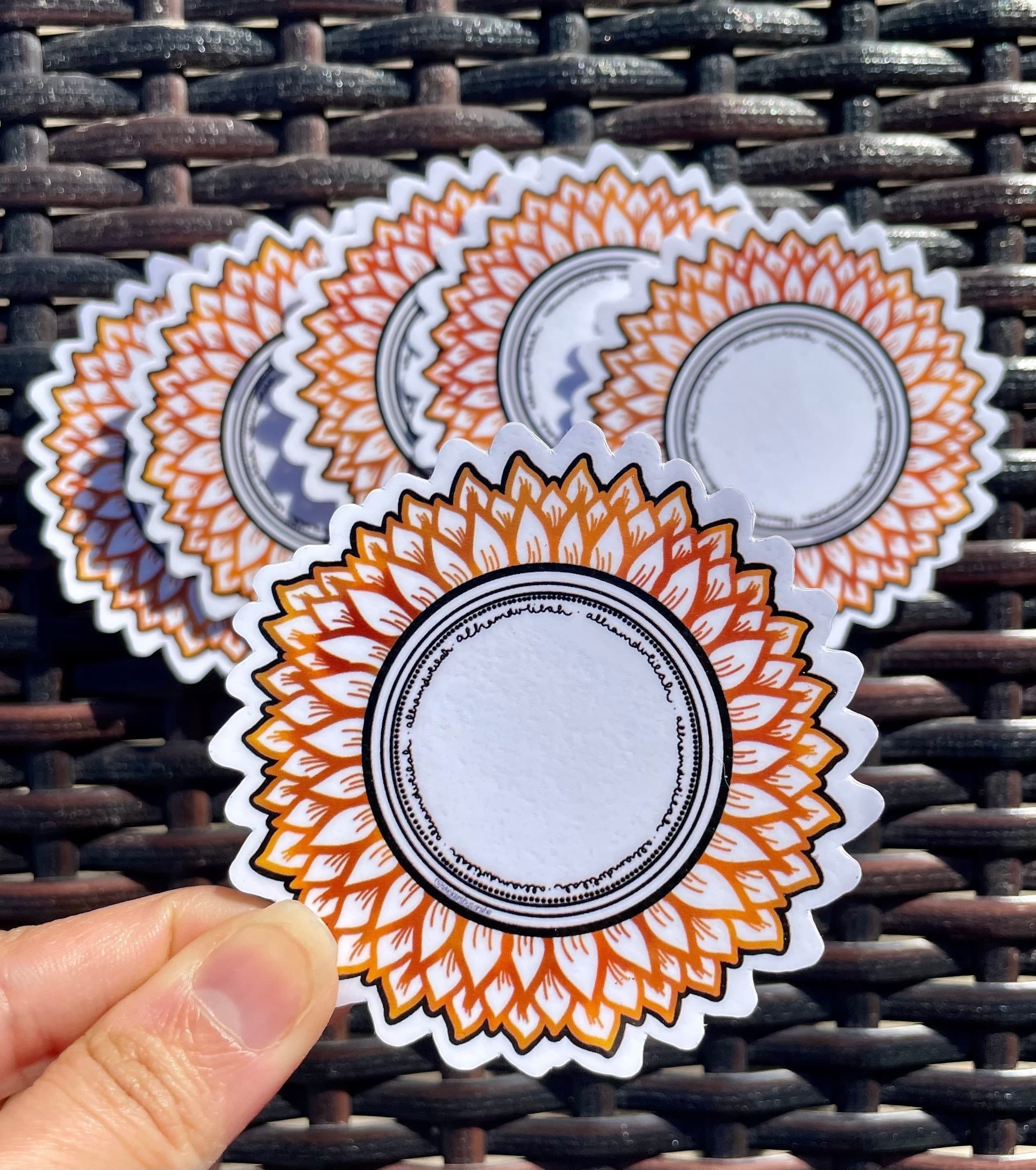 Alhamdulilah sticker, muslim sticker, muslim laptop sticker, islamic laptop sticker, islamic sticker, islamic stickers, elhamdullah, ramadan