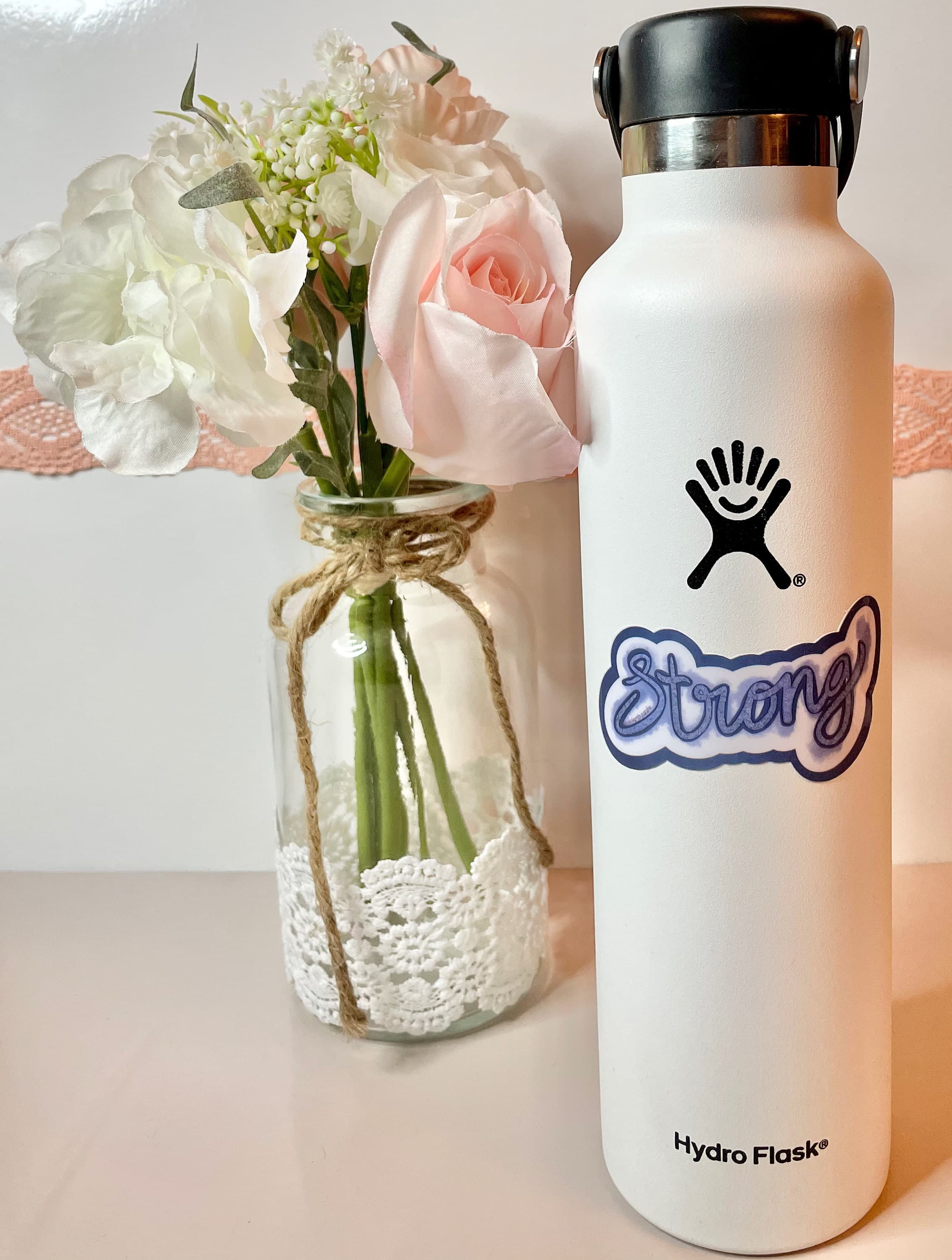 Strong mental health sticker waterproof vinyl sticker for laptop | motivational water bottle sticker | hydroflask sticker | tablet sticker | - image 4