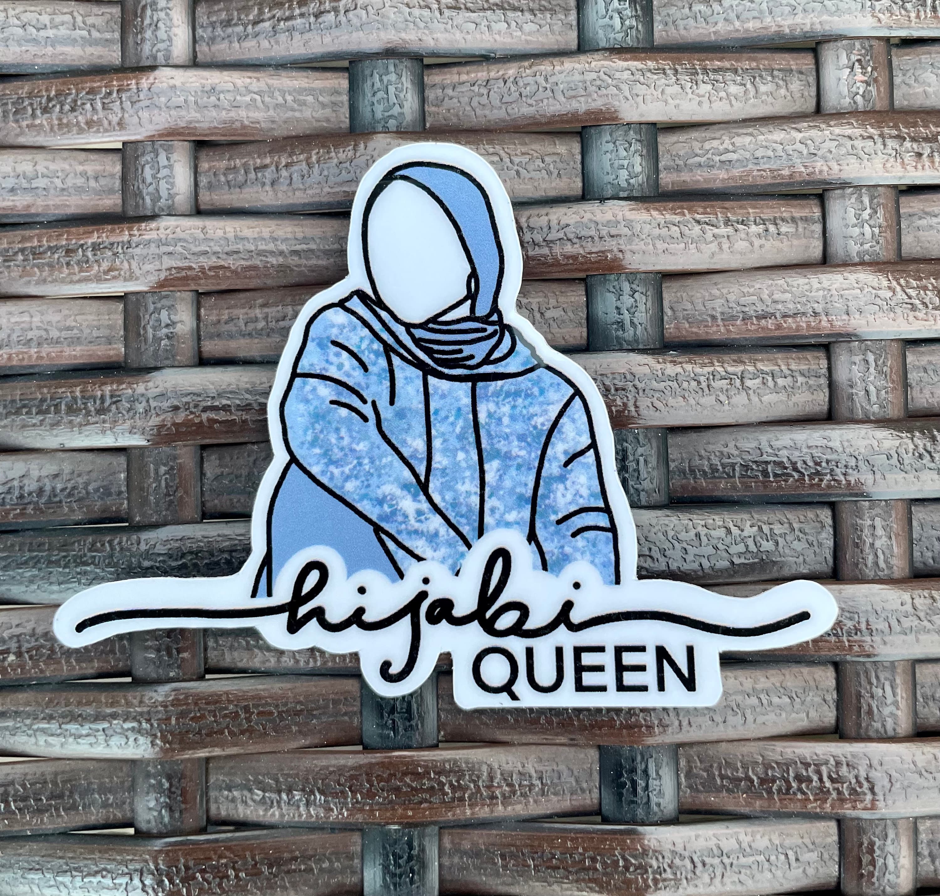 Hijabi sticker, hijabi gift, islamic sticker, muslim sticker, islam sticker, hijab islam, hijab is my crown, muslimah sticker, ramadan gift - image 4