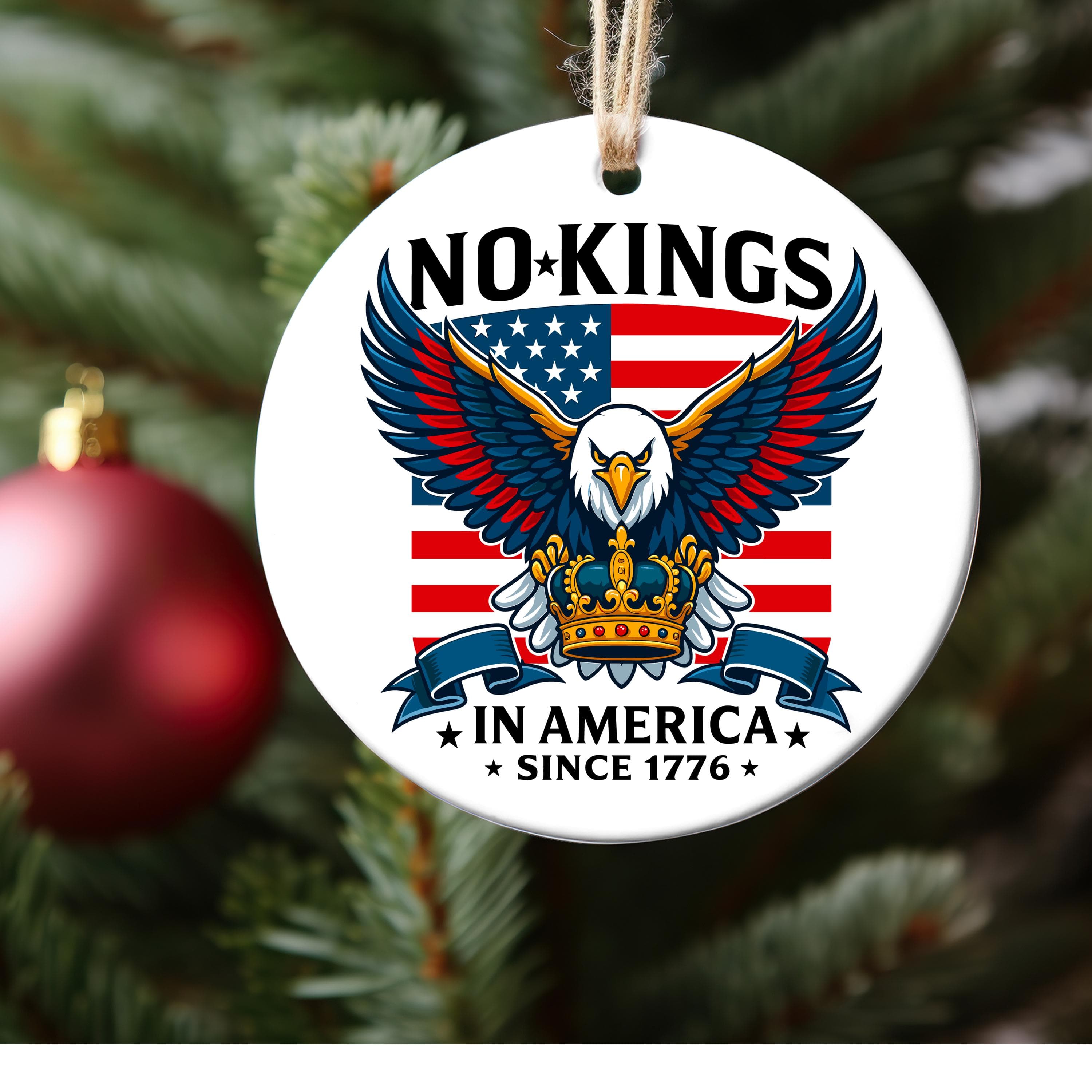 250 years anniversary United States of America Ornament, Home Decor American Independence Xmas