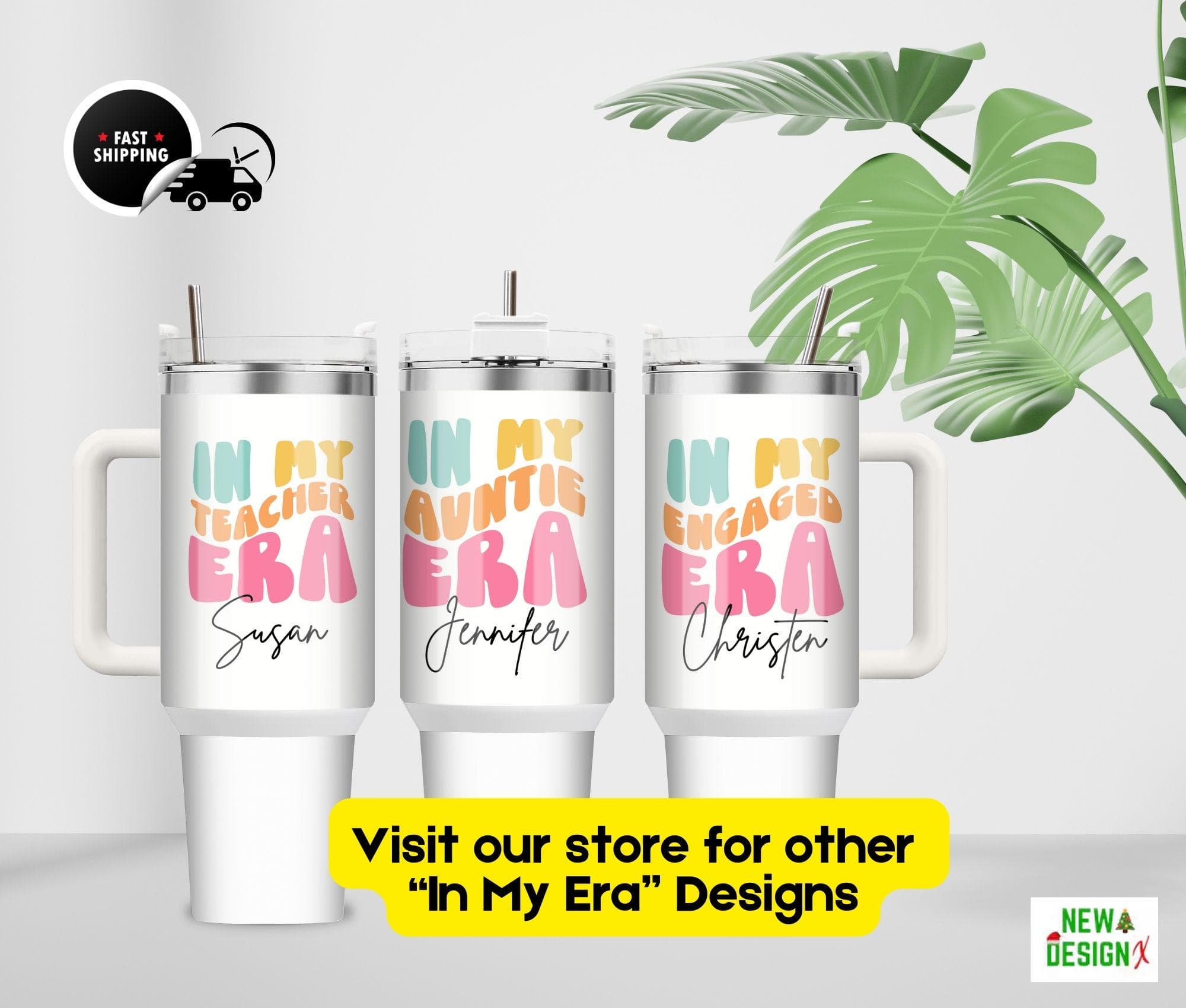 Wedding mug featuring In My Engaged Era design, ideal bride gift for the newly engaged