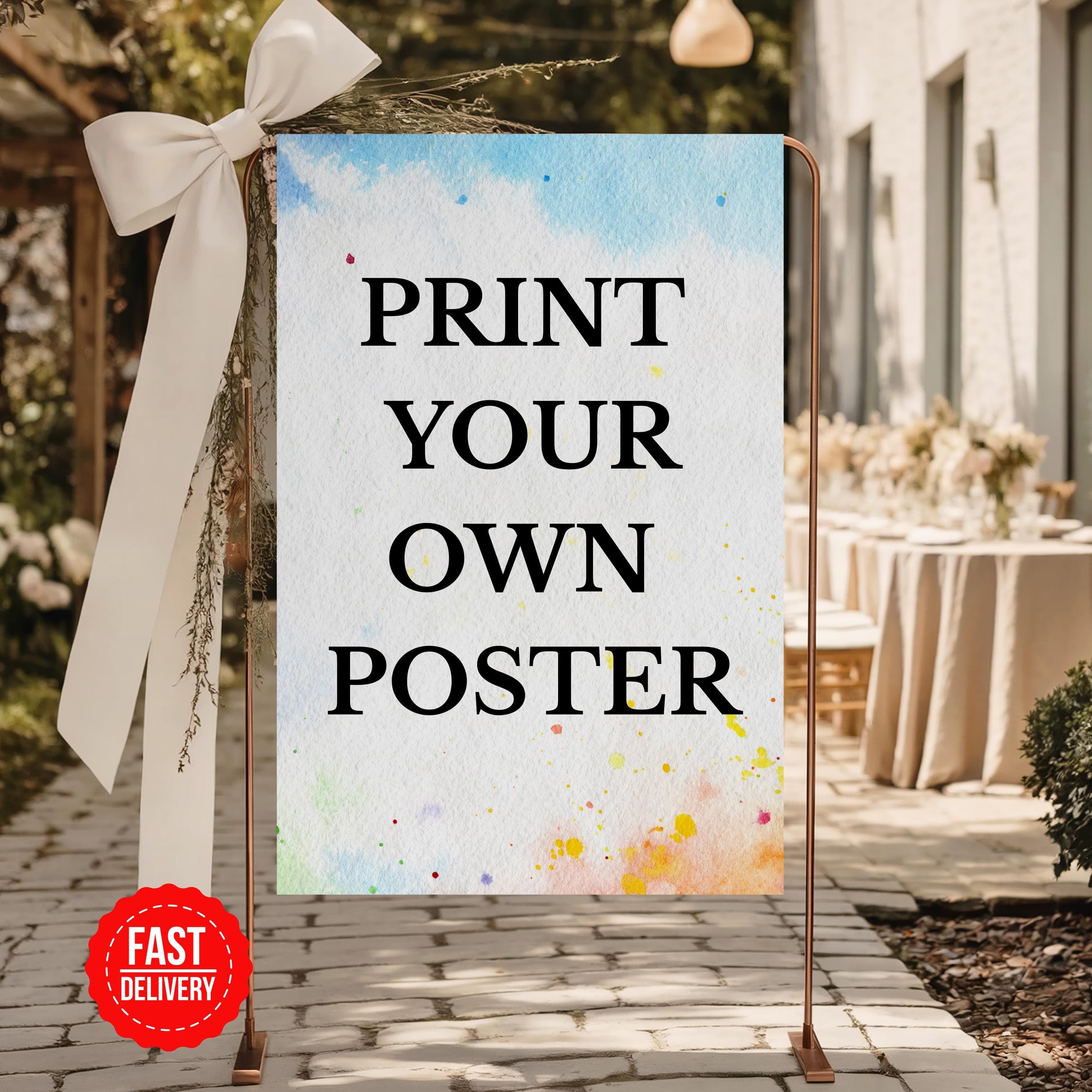 Custom Photo Design Poster, Custom Poster Printing, Family Photo Poster, Poster Gifts, Photo to Poster Wall Art, Personalized Poster