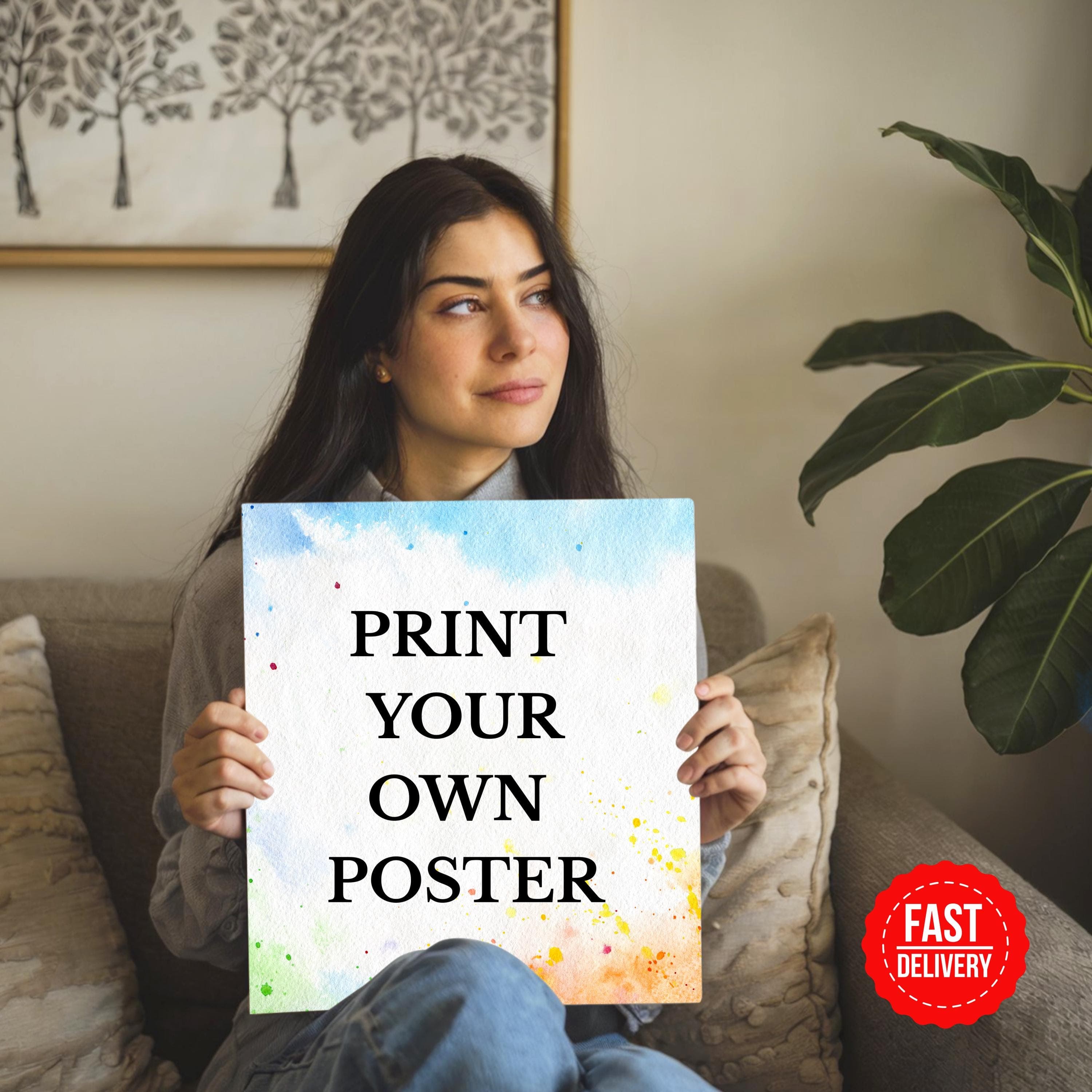 Custom Photo Design Poster, Custom Poster Printing, Family Photo Poster, Poster Gifts, Photo to Poster Wall Art, Personalized Poster - image 3