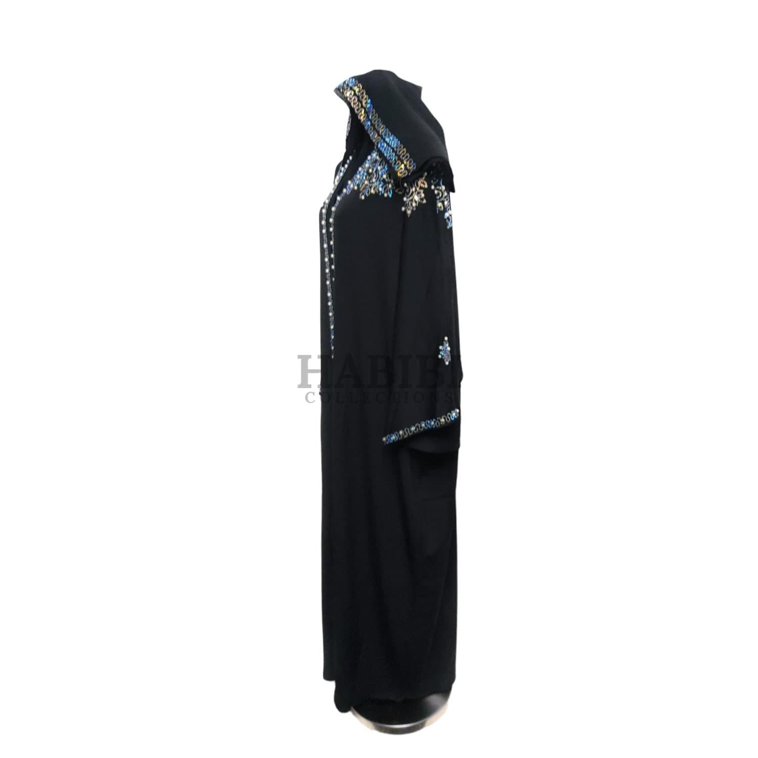 Latest Design Black Abaya Farasha Jalabiya - image 5