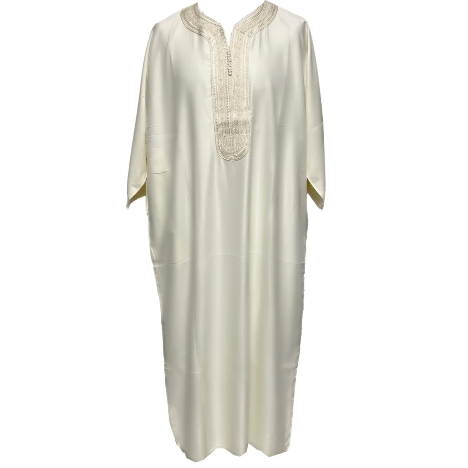 Original Moroccan Men Royal Premium Quality Thobe Jubba Kandora Djellaba Gandouras - image 4