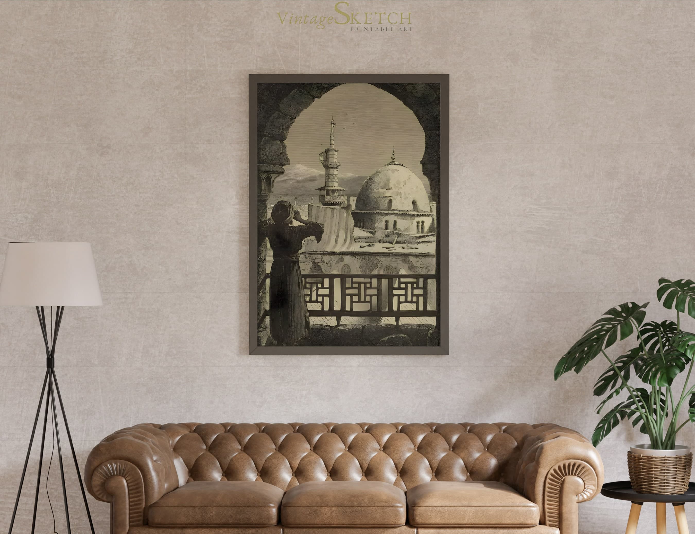Printable Vintage Call to The Prayer Azaan Wall Art, Prayer Call, Islamic Gift, Muslim Wall Art,Islamic Poster-Islamic Home Decor-Mosque Art - image 5