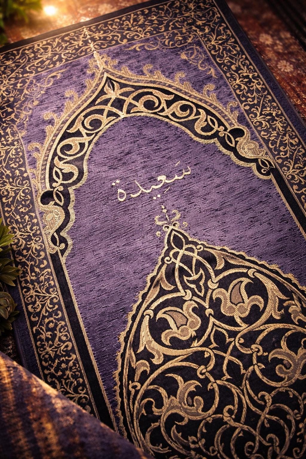 SALE Adult size Prayer Mat – Personalized with Name | Soft and Luxurious Islamic Gift | Eid Gift | Ramadan Present for Muslim