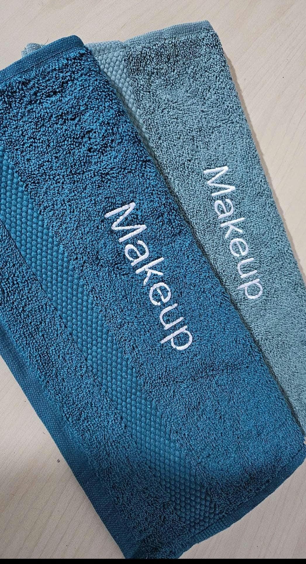 Personalized Makeup Face Towel: Embroidered Egyptian Cotton Flannel Beauty Bag Essentials | Perfect Gift for Her | Birthday Holiday