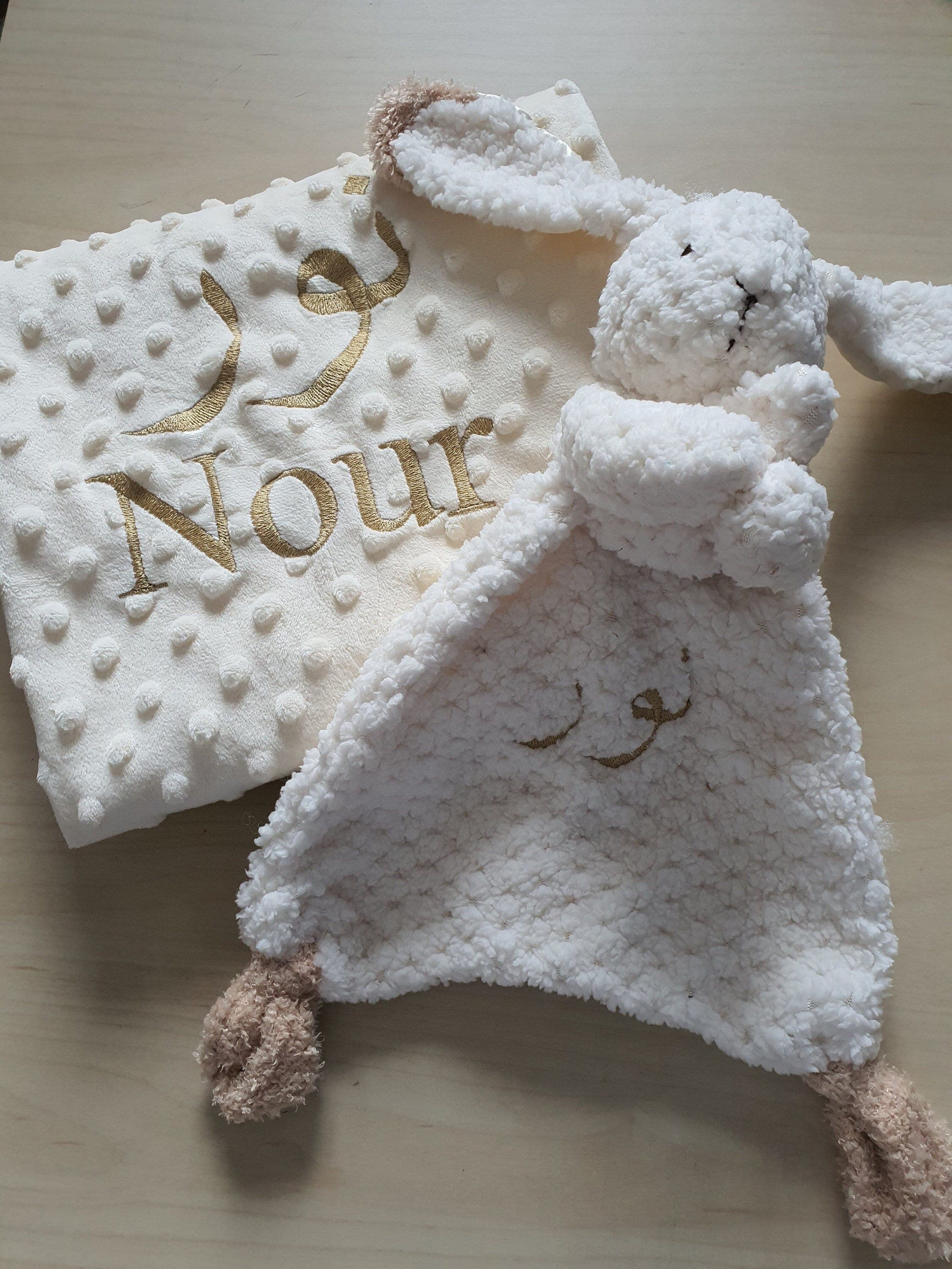 Personalised Baby Blanket with Name in English and Arabic – Soft Newborn Gift | Islamic Baby Shower Present | Custom Keepsake Blanket - image 4