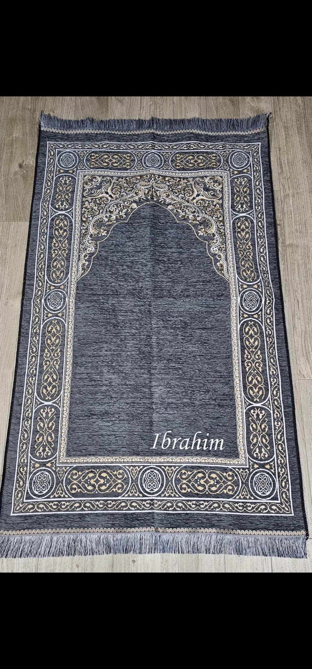 Personalised Prayer Mat Gift for Eid | Islamic Gift for Him Her | Custom Janamaz | Ramadan Nikkah Wedding Gift