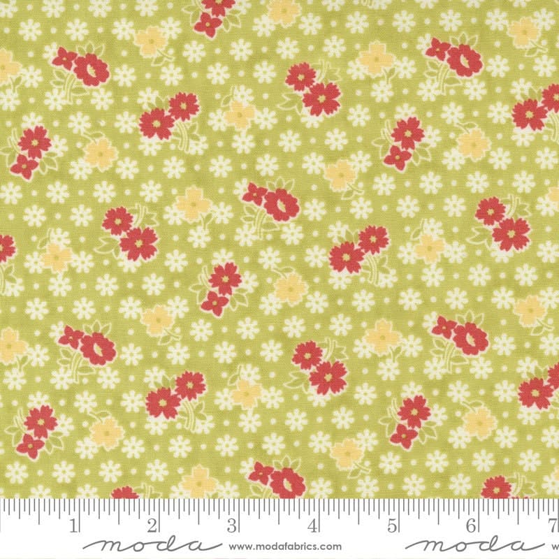 Stitched by Fig Tree & Co for Moda Fabrics 20432-13 Grass - image 3