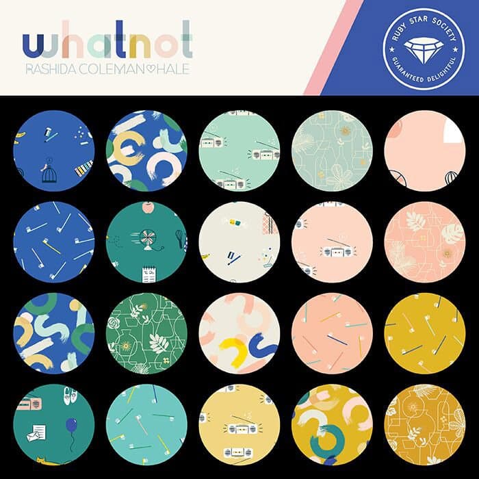 Whatnot by Rashida Coleman Hale of Ruby Star Society for Moda Fabrics Fat Quarter Bundle RS1012FQ