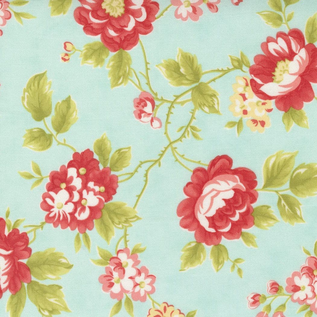 Stitched by Fig Tree & Co for Moda Fabrics 20430-15 Sky