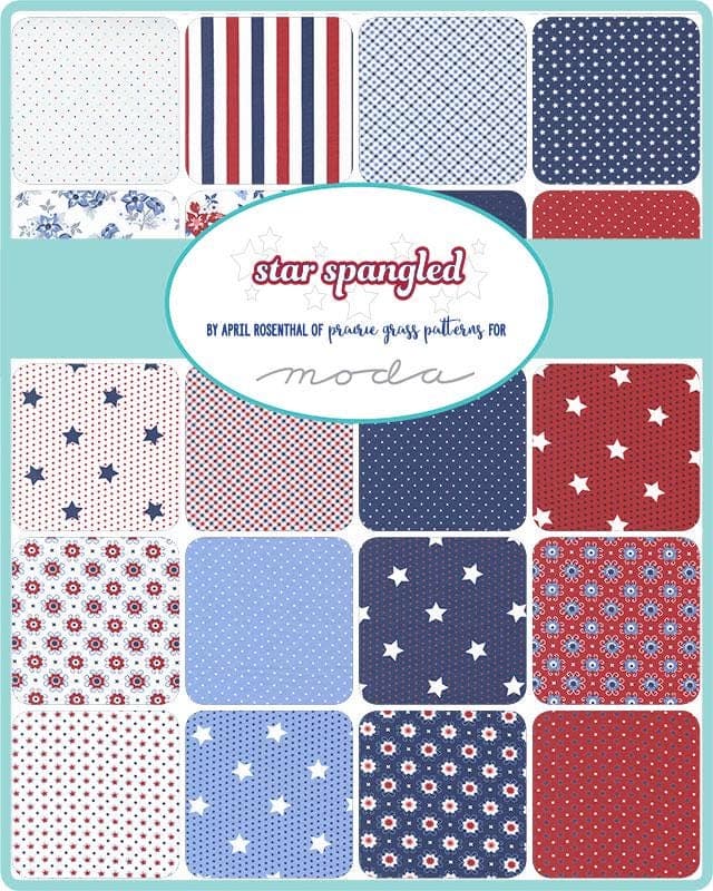 Star Spangled  by April Rosenthal for Moda Fabrics, Item number 24173-13 Twilight - image 4
