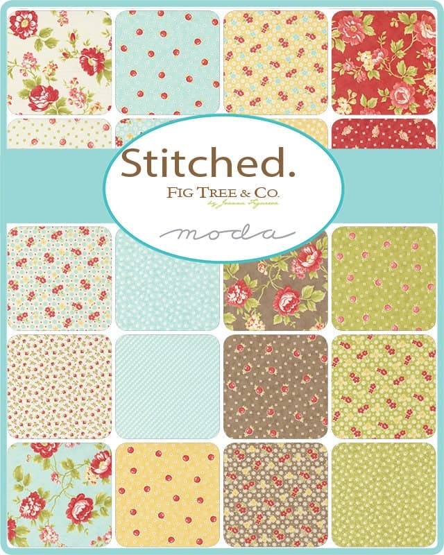 Stitched by Fig Tree & Co for Moda Fabrics 20430-15 Sky - image 4