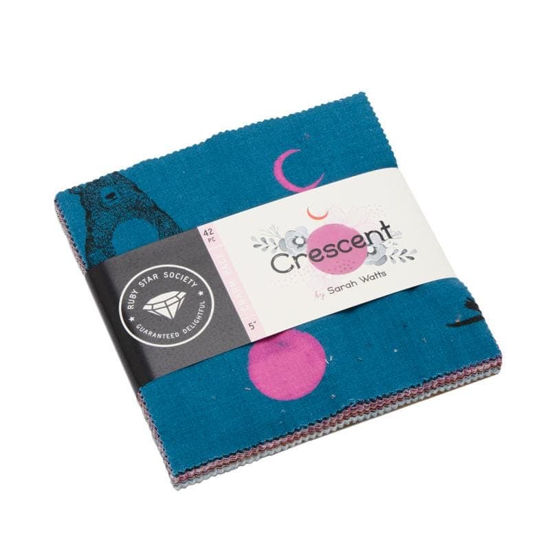 Crescent by Sarah Watts Ruby Star Society for Moda Fabrics, RARE OOP Item RS2001PP Charm Pack
