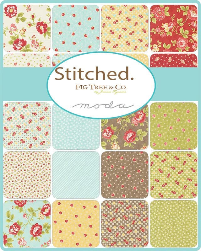 Stitched by Fig Tree & Co for Moda Fabrics 20432-13 Grass - image 4