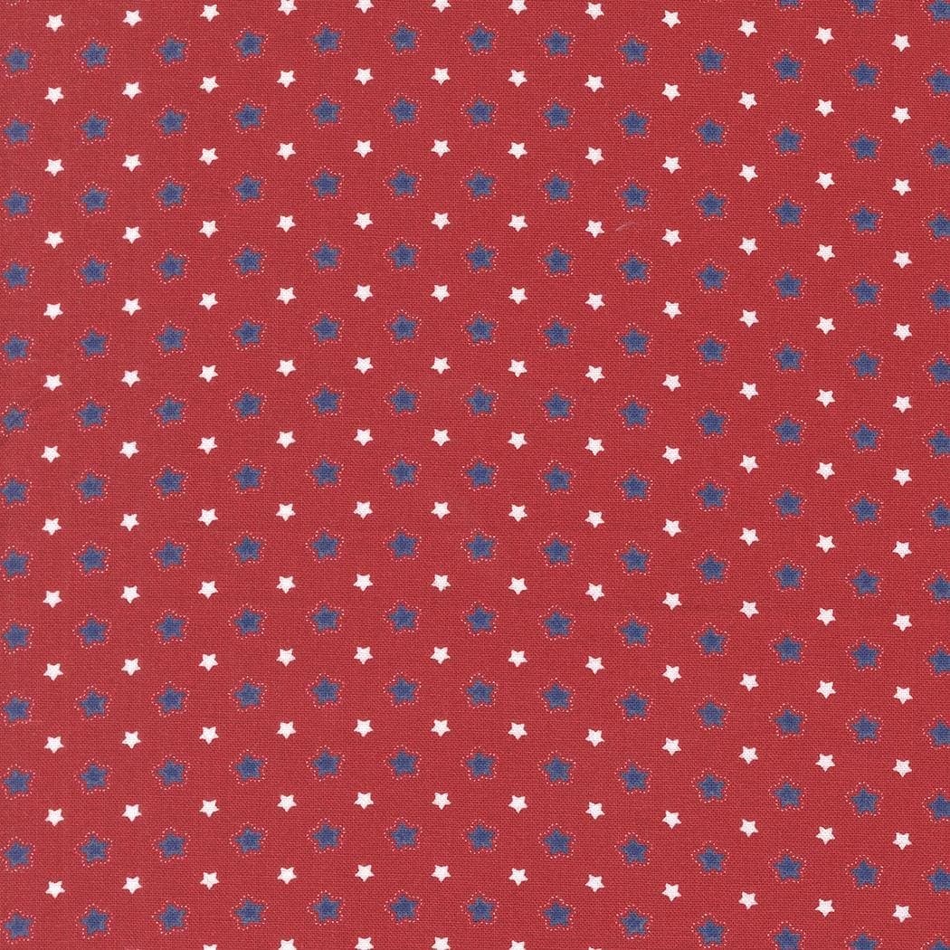 Star Spangled  by April Rosenthal for Moda Fabrics, Item number 24174-15 Rocket