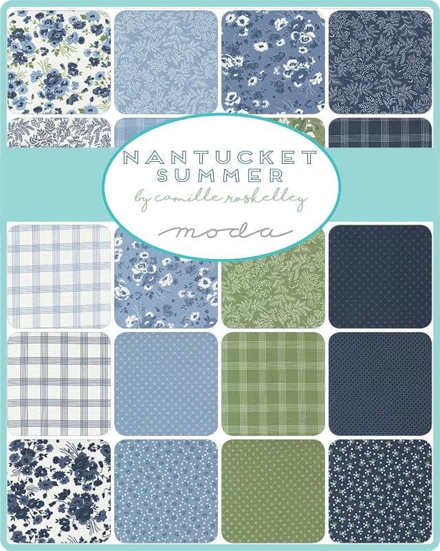 Nantucket Summer by Bonnie and Camille for Moda Fabrics, Item number 55261-23 Navy - image 4