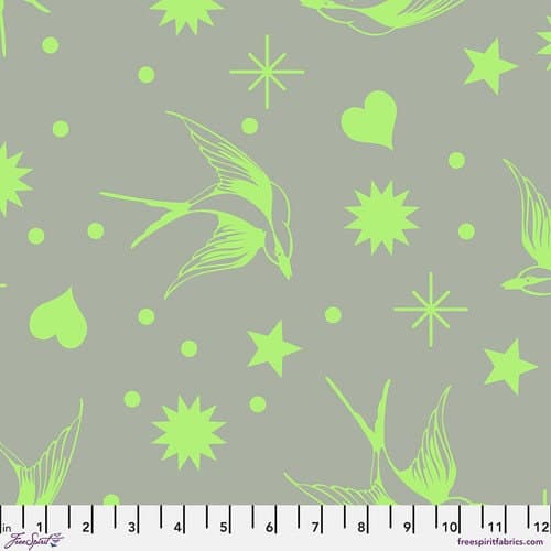 Neon Fairy Flakes - Neon True Colors by Tula Pink for Free Spirit Fabrics PWTP157 Karma