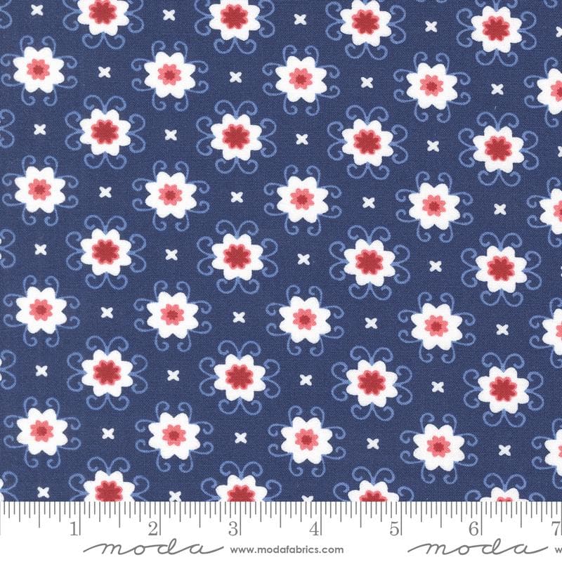 Star Spangled  by April Rosenthal for Moda Fabrics, Item number 24173-13 Twilight - image 3