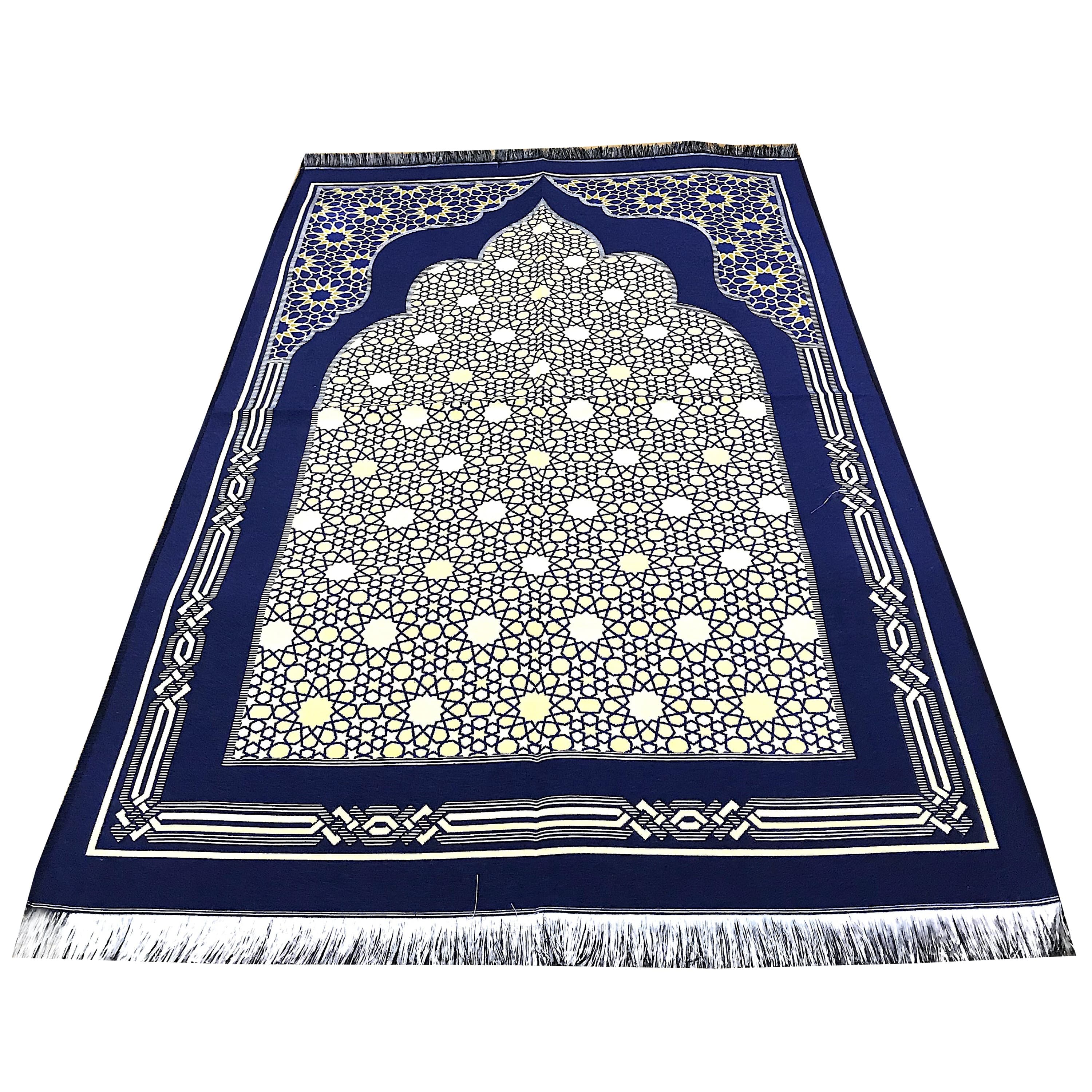 Mihrab Taffeta Ottoman Prayer Rug -Large Prayer Mat / Janamaz - Size: 120 x 70 cm - Made in Turkey - image 5