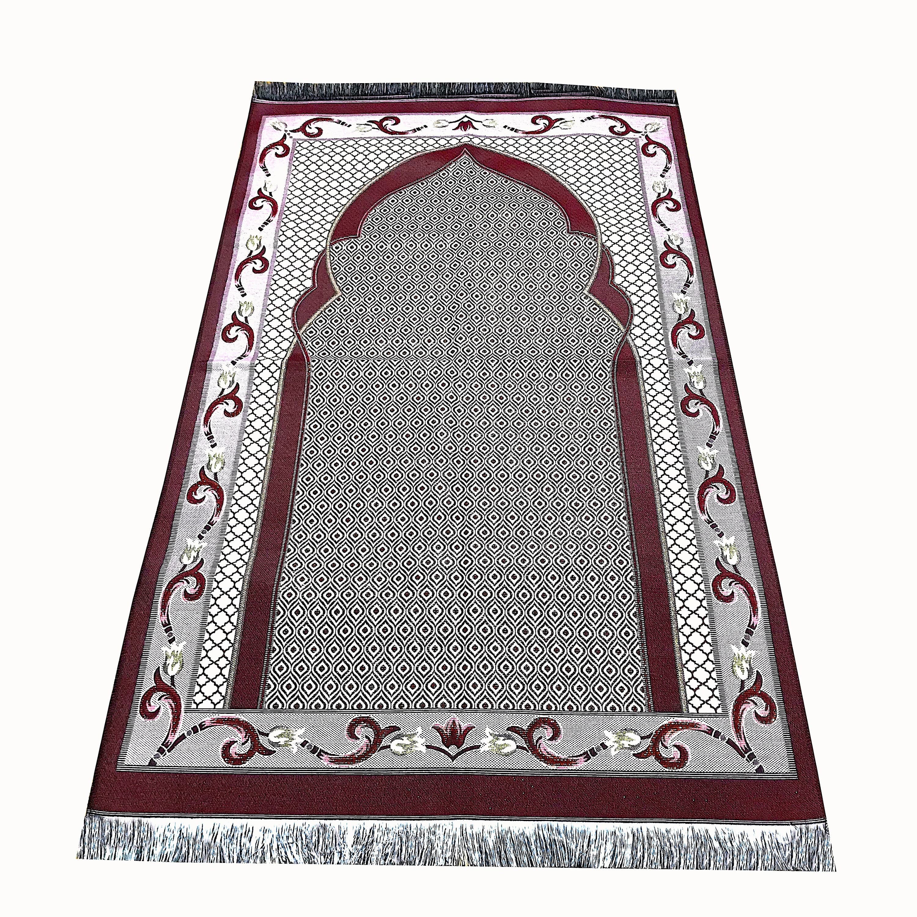 Mihrab Taffeta Ottoman Prayer Rug -Large Prayer Mat / Janamaz - Size: 120 x 70 cm - Made in Turkey - image 3
