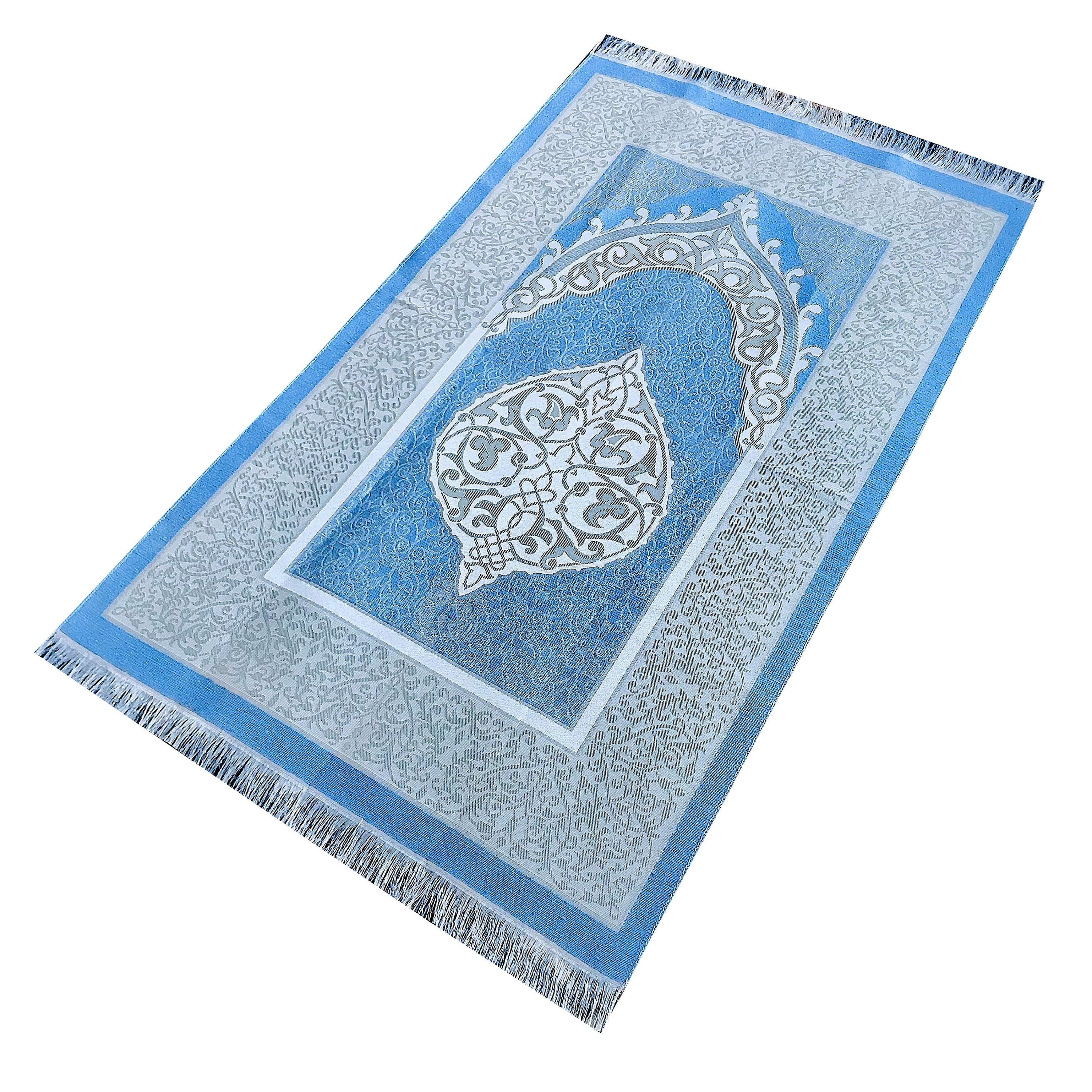 Mihrab Taffeta Ottoman Prayer Rug -Large Prayer Mat / Janamaz with Gift Bag and Tasbih- Size: 120 x 70 cm - Made in Turkey - image 4