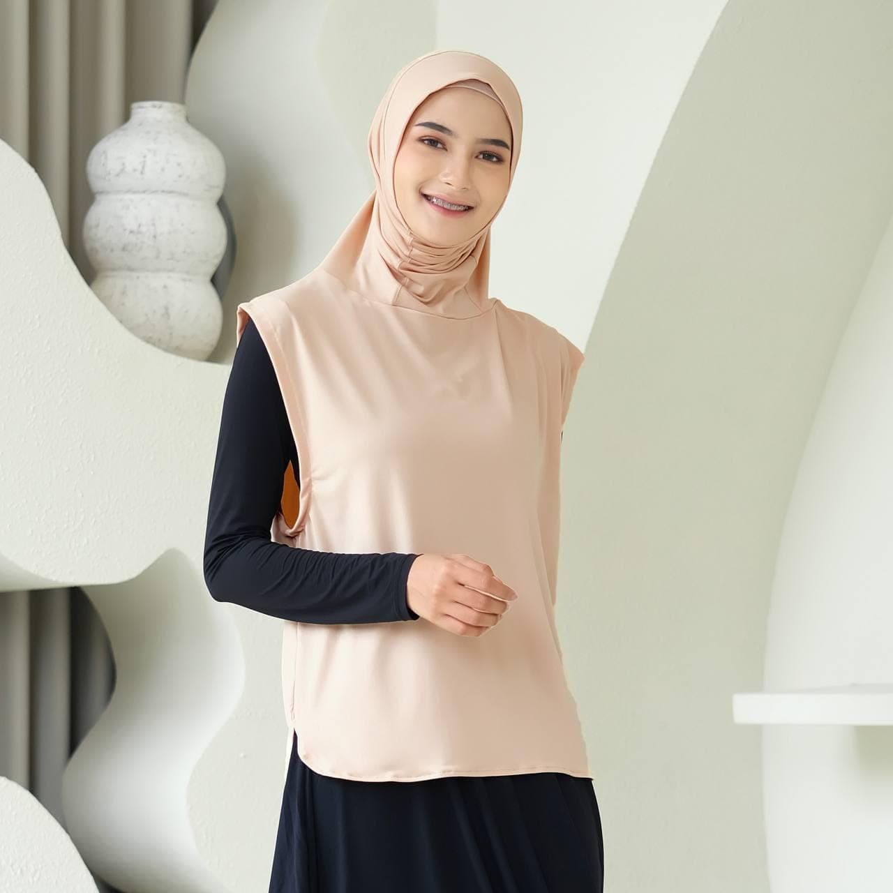 ADIRA Active Hijab Outer, Modest Sport Hijab Vest Cover Up, Muslim Women Sportswear Muslimah Activewear Islamic Clothes Gym Workout Exercise - image 4