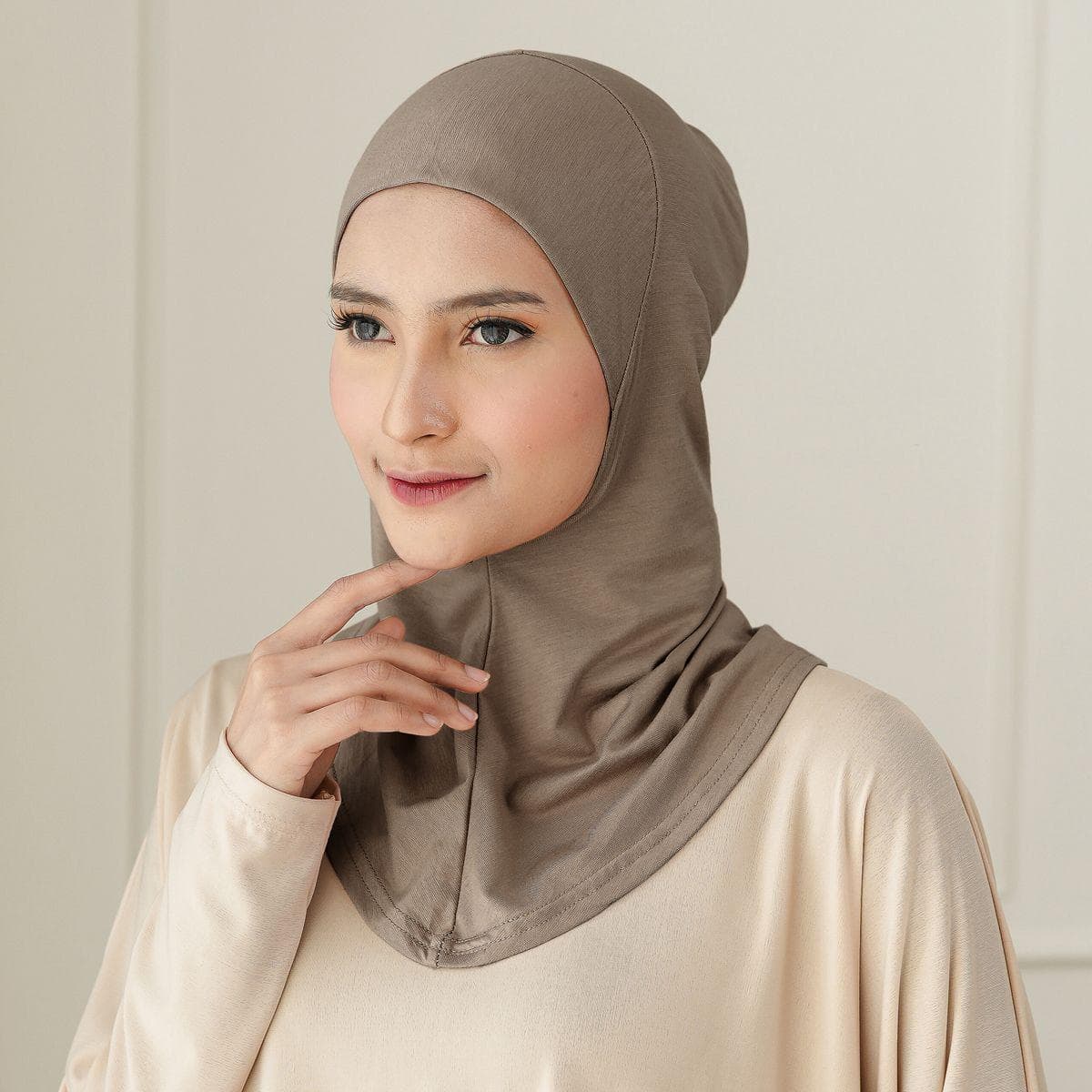 SANA Hijab Underscarf, 9 Colors Rayon Full Coverage Undercap, Inner Hijab Under Piece, Head and Neck Cover, Hair Covering