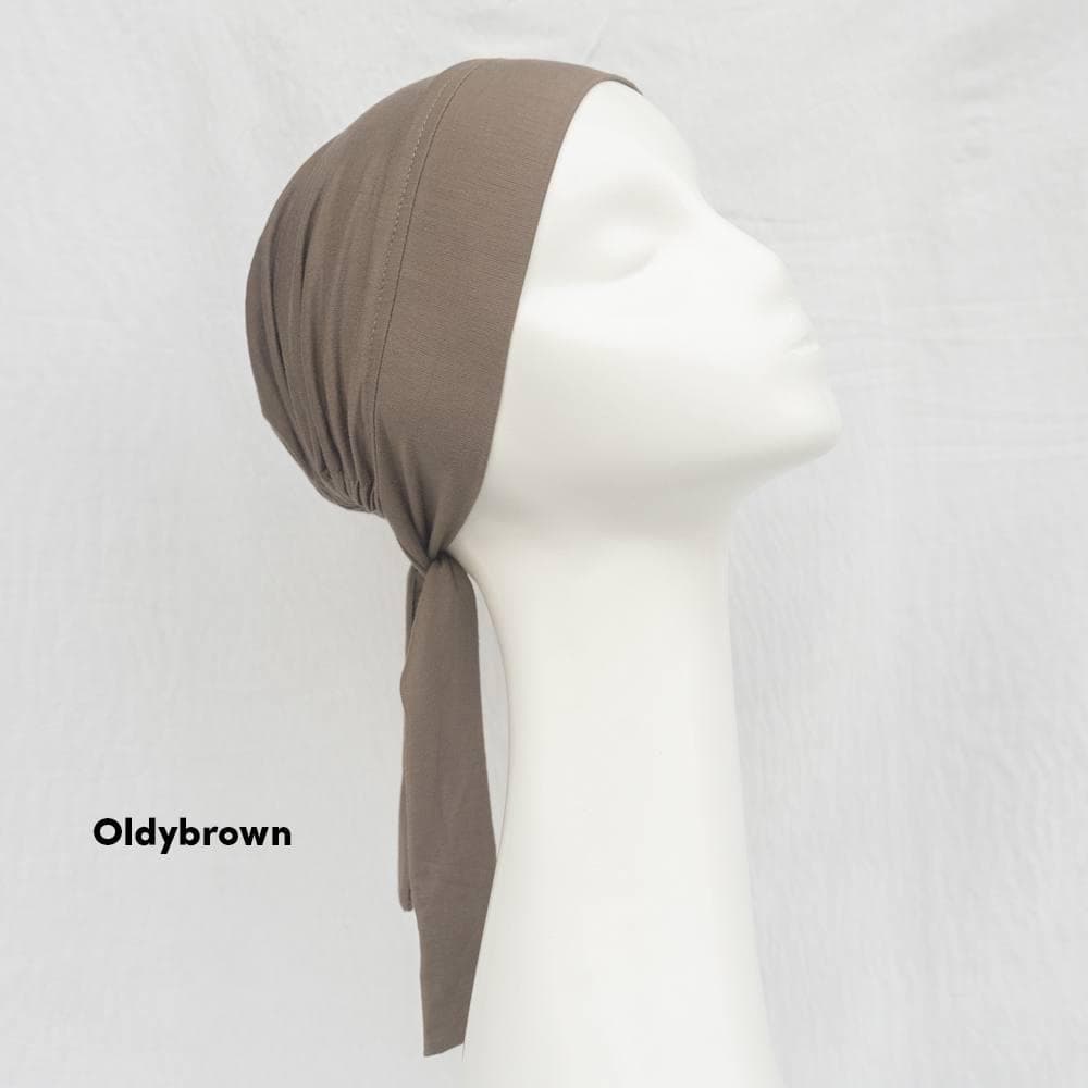 GHINA Tie Back Cap, 10 Colors Rayon Inner Hijab Underscarf, Hair Bonnet Cap, Head Cover, Hair Covering - image 4