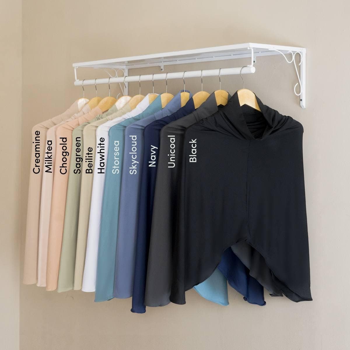 TALIA Instant Hijab, Quick Easy Wear, Slip-On, No Pin Travel Hijab One-Piece, Lightweight Hijab Sport Workout, Long Hijab Syar’i for Muslim - image 5